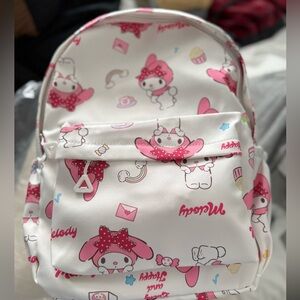My Melody Pink and White Kawaii Backapack